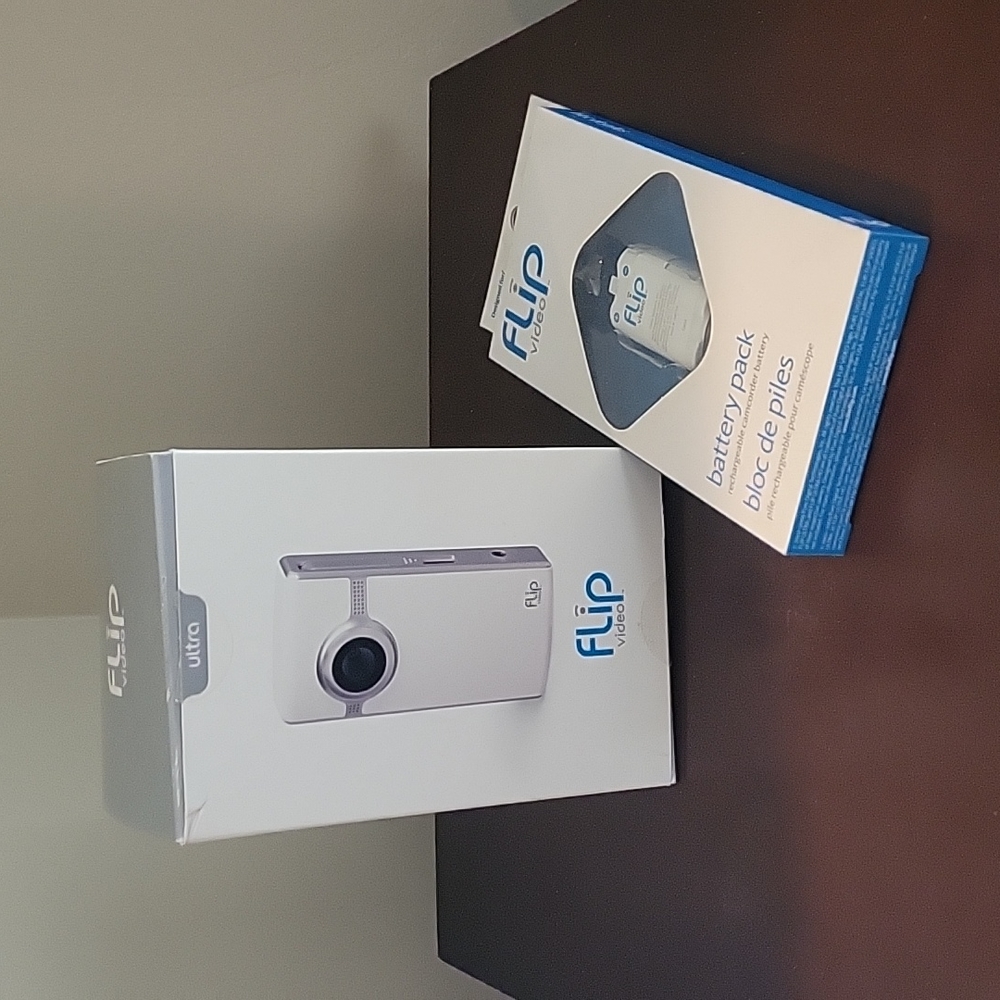 COPY - Flip Video Camcorder with Battery Pack